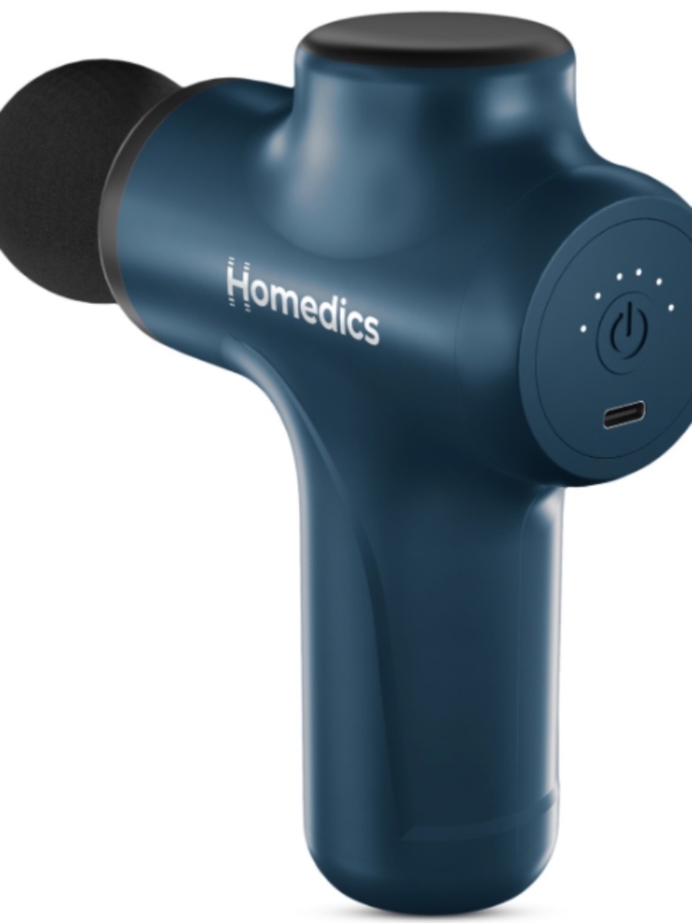 HoMedics Rebound Essential Percussion Massage Gun - Navy Used with BOX